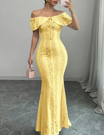 Rochie lunga SHEIN, galben