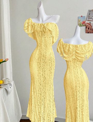 Rochie lunga SHEIN, galben