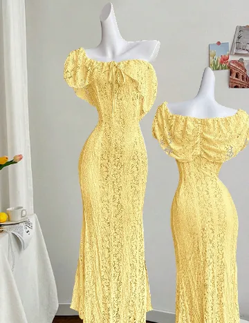 Rochie lunga SHEIN, galben