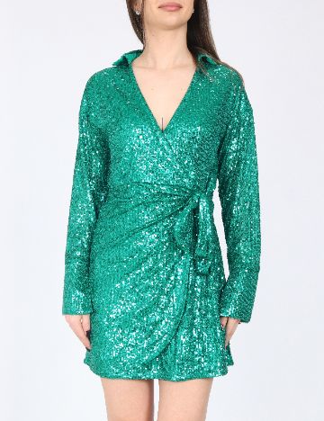 Rochie scurta River Island, verde