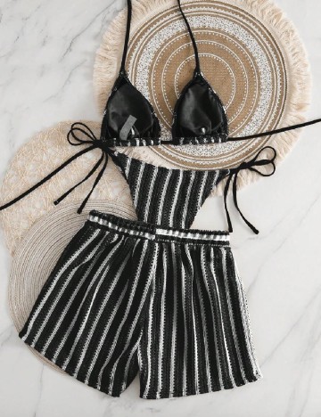 Costum de baie SHEIN, negru