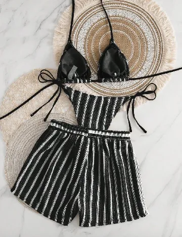 Costum de baie SHEIN, negru