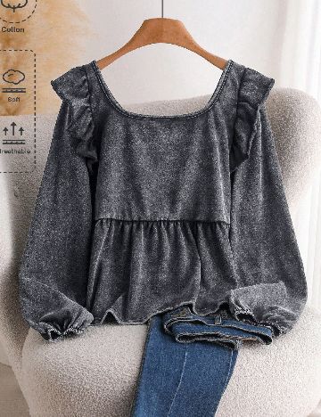 Bluza SHEIN CURVE, gri