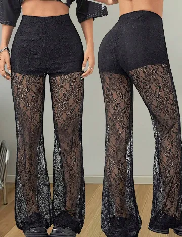 Pantaloni SHEIN, negru