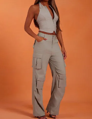 Pantaloni SHEIN, gri