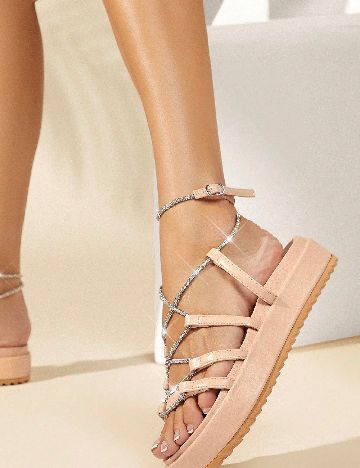 Sandale SHEIN, crem
