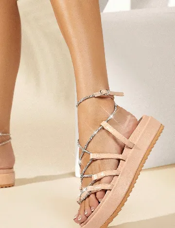 Sandale SHEIN, crem