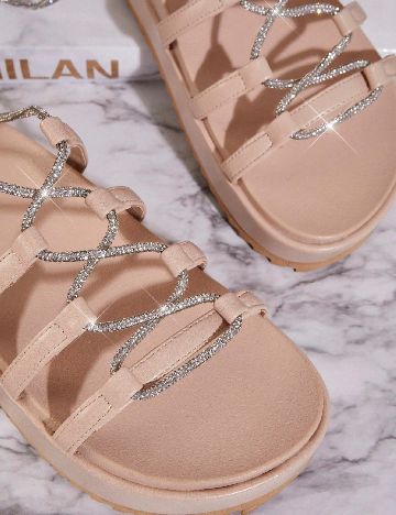 Sandale SHEIN, crem