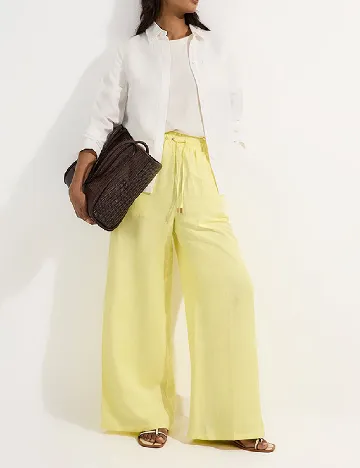 Pantaloni Karen Millen, galben