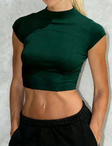 Top SHEIN, verde