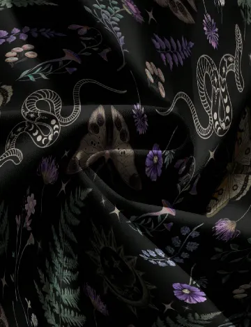 Fusta Romwe Plus Size, negru