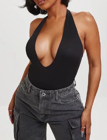 Body PrettyLittleThing, negru