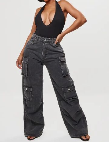 Body PrettyLittleThing, negru