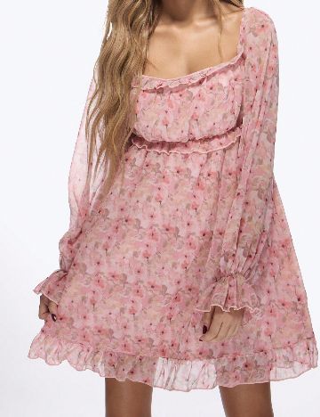 Rochie scurta Missguided, floral print