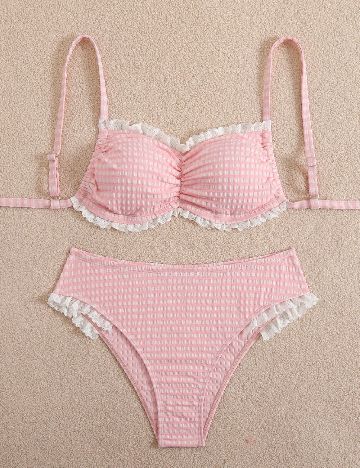 Costum de baie SHEIN, roz