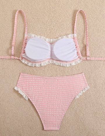 Costum de baie SHEIN, roz