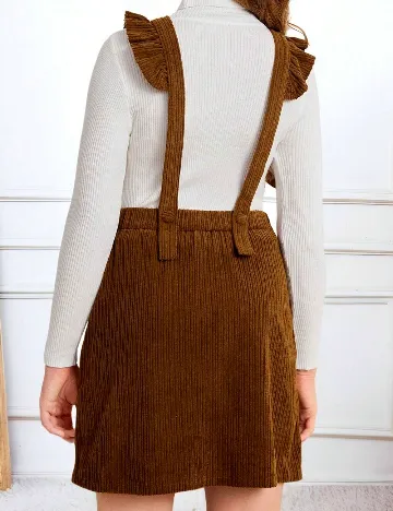 Rochie scurta Shein Kids, maro