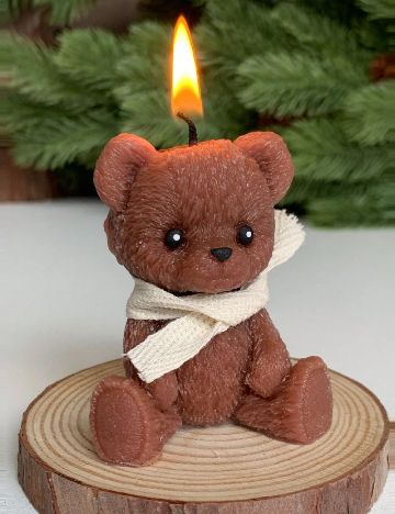 Set lumanari parfumate 2 bucati SHEIN, maro