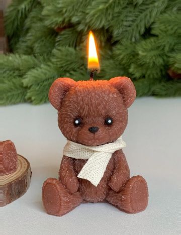 Set lumanari parfumate 2 bucati SHEIN, maro