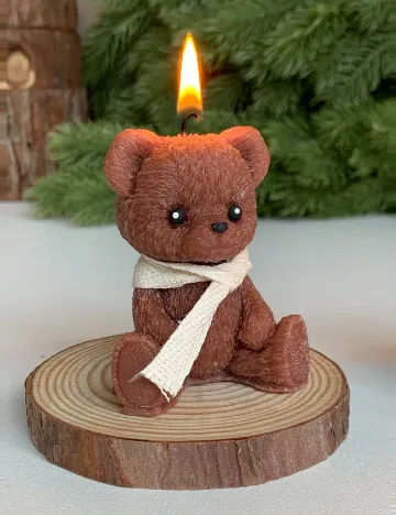 Set lumanari parfumate 2 bucati SHEIN, maro