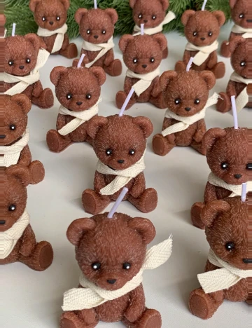 Set lumanari parfumate 2 bucati SHEIN, maro