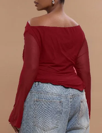 Bluza Musera Plus Size, rosu