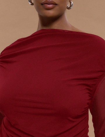 Bluza Musera Plus Size, rosu