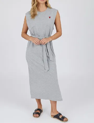 Rochie medie L amore Couture, gri