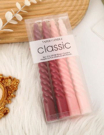 Set lumanari 4 bucati SHEIN, mix culori