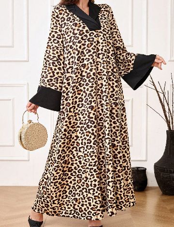 Rochie lunga SHEIN, animal print