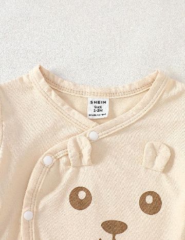 Set compleuri 2 bucati Shein Kids, alb/crem