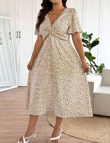 Rochie medie SHEIN CURVE, floral