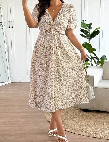 Rochie medie SHEIN CURVE, floral