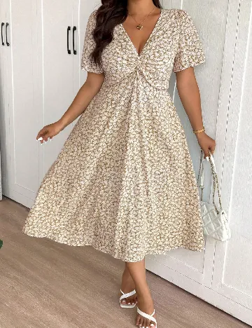 Rochie medie SHEIN CURVE, floral