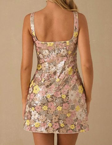 Rochie scurta SHEIN, floral print