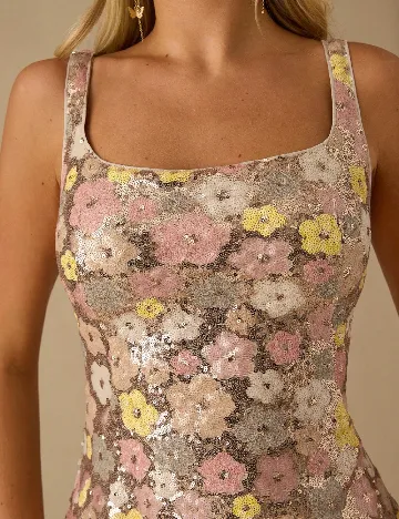 Rochie scurta SHEIN, floral print