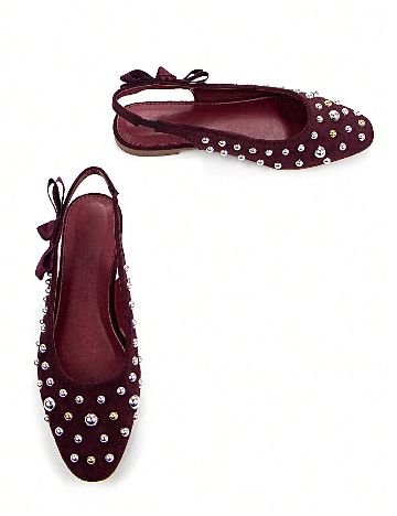 Pantofi SHEIN, visiniu