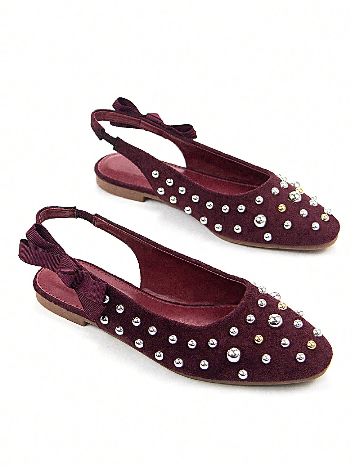 Pantofi SHEIN, visiniu