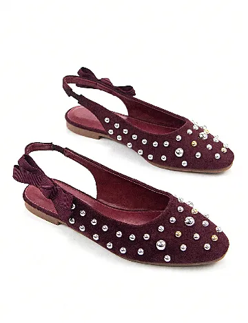 Pantofi SHEIN, visiniu