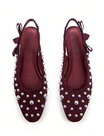 Pantofi SHEIN, visiniu