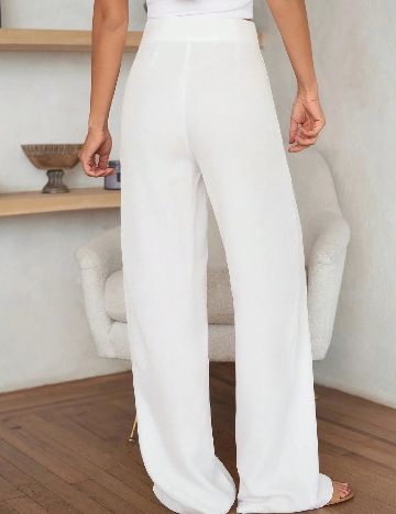 Pantaloni SHEIN, alb