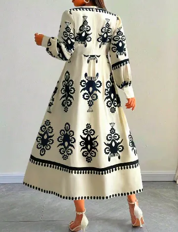 Rochie lunga SHEIN CURVE, crem