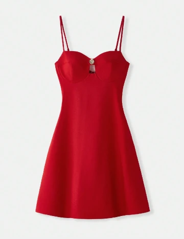 Rochie scurta SHEIN, rosu