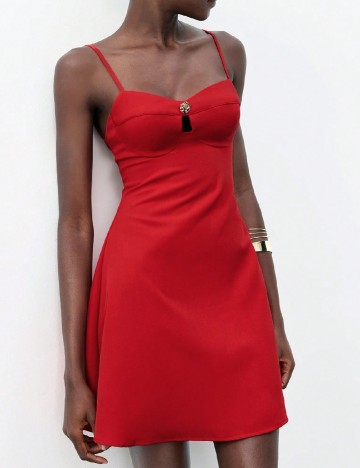 Rochie scurta SHEIN, rosu