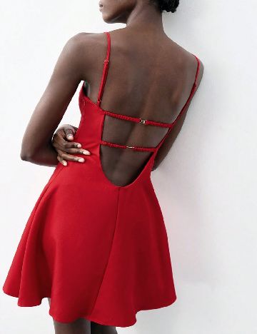 Rochie scurta SHEIN, rosu