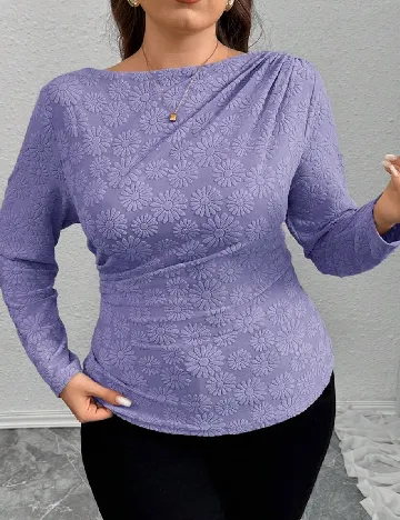 Bluza SHEIN CURVE, mov