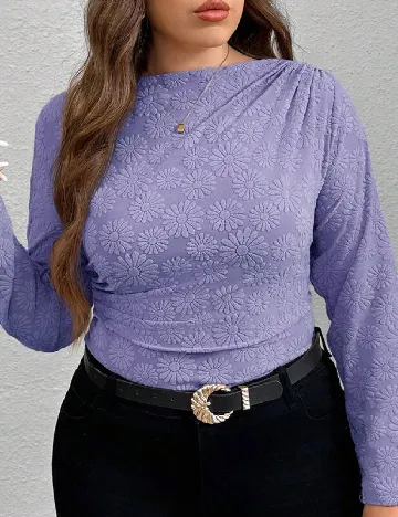 Bluza SHEIN CURVE, mov