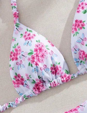 Costum de baie SHEIN, floral print