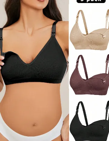 Set sutiene 3 bucati SHEIN, mix culori