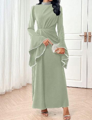 Rochie lunga SHEIN, verde